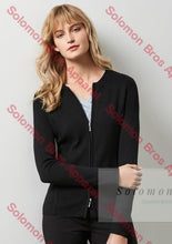 Load image into Gallery viewer, 2 Way Zip Ladies Cardigan - Solomon Brothers Apparel
