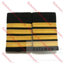 Load image into Gallery viewer, 4 Bar Gold Lace Soft Epaulettes - Solomon Brothers Apparel
