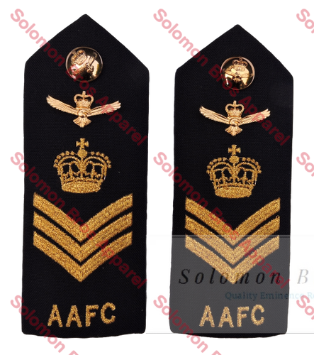 A.a.f.c. Flight Sergeant Shoulder Board Insignia