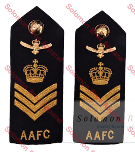 A.a.f.c. Flight Sergeant Shoulder Board Insignia