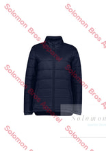 Load image into Gallery viewer, Aerial Ladies Puffer Jacket Navy / Sm Jackets
