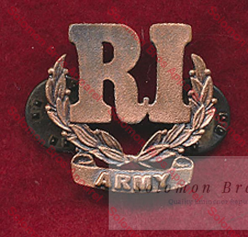 Army Instructor RI Cap Badge - Solomon Brothers Apparel