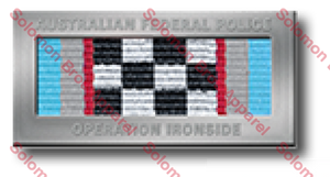 Australian Federal Police Operation Ironside Citation Medals