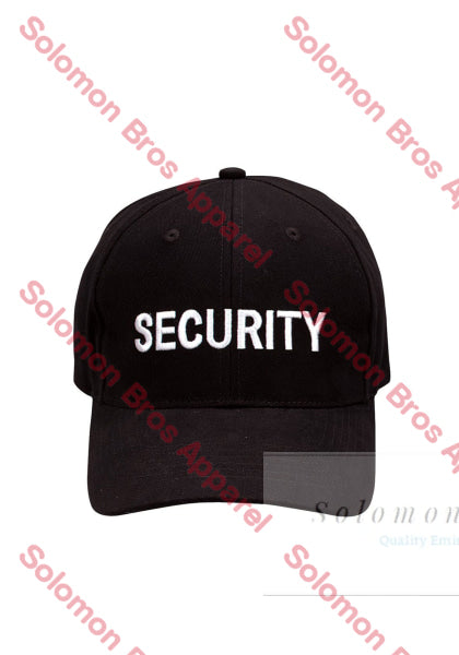 Baseball Cap with Security - Solomon Brothers Apparel