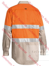 Load image into Gallery viewer, Bisley 2 Tone 3M Taped Cool Hi Vis Lightweight Shirt Long Sleeve - Solomon Brothers Apparel
