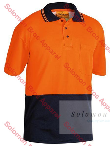 Bisley  2 Tone Hi Vis Polo Shirt - Short Sleeve - Solomon Brothers Apparel