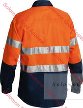 Load image into Gallery viewer, Bisley 2 Tone Hi Vis Shirt 3M Reflective Tape - Long Sleeve - Solomon Brothers Apparel
