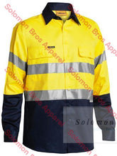 Load image into Gallery viewer, Bisley 2 Tone Hi Vis Shirt 3M Reflective Tape - Long Sleeve - Solomon Brothers Apparel
