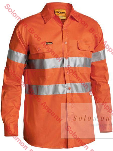 Bisley 3M Taped Hi Vis Drill Shirt L/S - Solomon Brothers Apparel