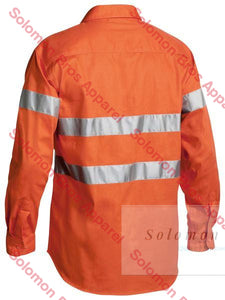 Bisley 3M Taped Hi Vis Drill Shirt L/S - Solomon Brothers Apparel