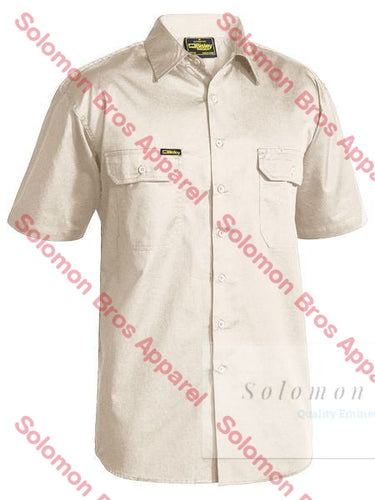 Bisley Cool Lightweight Cotton Drill Shirt S/S - Solomon Brothers Apparel