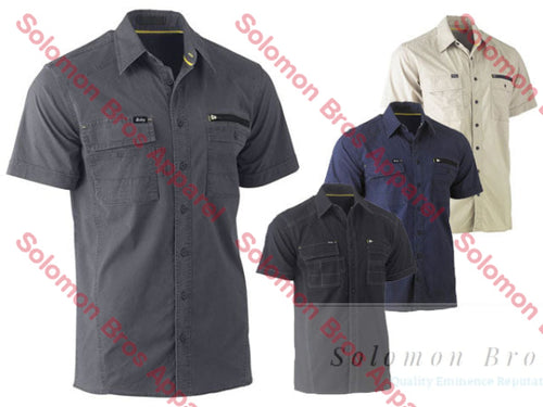 Bisley Flex & Move Utility Work Shirt - Short Sleeve - Solomon Brothers Apparel