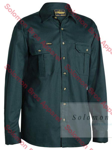 Bisley Original Cotton Drill Shirt L/S - Solomon Brothers Apparel