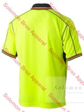 Load image into Gallery viewer, Bisley Two Tone Hi Vis Polyester Mesh Short Sleeve Polo Shirt - Solomon Brothers Apparel
