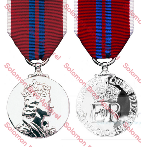 Coronation Medal 1953 EIIR - Solomon Brothers Apparel