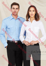 Load image into Gallery viewer, Epaulette Shirt Men’s Long Sleeve - Solomon Brothers Apparel
