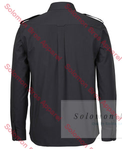 Epaulette Shirt Men’s Long Sleeve - Solomon Brothers Apparel