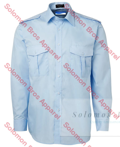 Epaulette Shirt Men’s Long Sleeve - Solomon Brothers Apparel