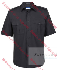 Epaulette Shirt Men’s Short Sleeve - Solomon Brothers Apparel