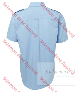 Epaulette Shirt Men’s Short Sleeve - Solomon Brothers Apparel