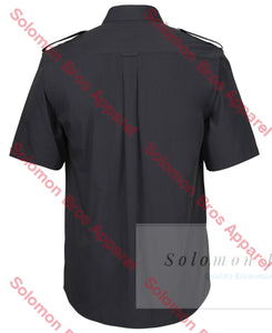 Epaulette Shirt Men’s Short Sleeve - Solomon Brothers Apparel