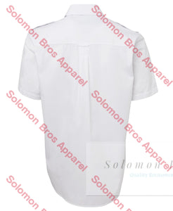 Epaulette Shirt Men’s Short Sleeve - Solomon Brothers Apparel