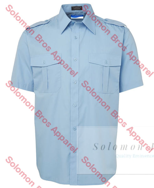 Epaulette Shirt Men’s Short Sleeve - Solomon Brothers Apparel