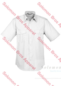 Epaulette Shirt Men’s Short Sleeve - Solomon Brothers Apparel