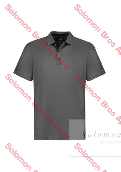 Equity Mens Polo Ash/black / Sm