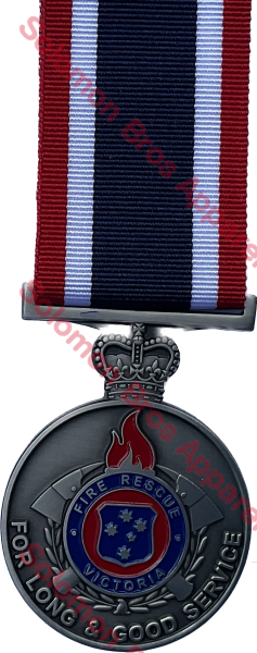 Fire Rescue Victoria (Frv) Long Service Medal Medals