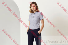 Load image into Gallery viewer, Gem Ladies Short Sleeve Blouse - Solomon Brothers Apparel
