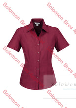 Load image into Gallery viewer, Haven Ladies Short Sleeve Blouse - Solomon Brothers Apparel
