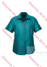 Load image into Gallery viewer, Haven Ladies Short Sleeve Blouse - Solomon Brothers Apparel
