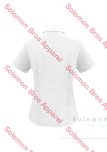 Load image into Gallery viewer, Haven Ladies Short Sleeve Blouse White - Solomon Brothers Apparel
