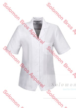 Load image into Gallery viewer, Haven Ladies Short Sleeve Overblouse White - Solomon Brothers Apparel
