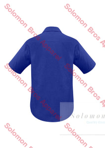 Haven Mens Short Sleeve Shirt Electric Blue - Solomon Brothers Apparel