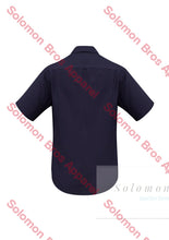 Load image into Gallery viewer, Haven Mens Short Sleeve Shirt Navy - Solomon Brothers Apparel
