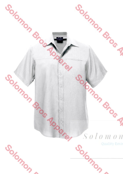 Haven Mens Short Sleeve Shirt White - Solomon Brothers Apparel