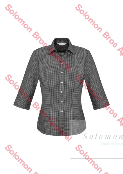 Hearnden Ladies 3/4 Sleeve Blouse - Solomon Brothers Apparel