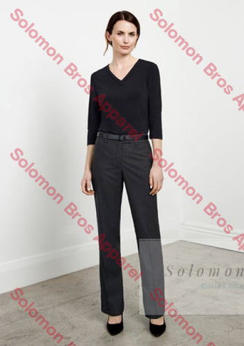 Iconic Flat Front Ladies Pant - Solomon Brothers Apparel