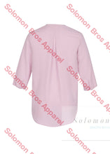 Load image into Gallery viewer, Laura Ladies 3/4 Sleeve Longline Blouse - Solomon Brothers Apparel
