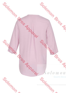 Laura Ladies 3/4 Sleeve Longline Blouse - Solomon Brothers Apparel