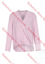 Load image into Gallery viewer, Laura Ladies Long Sleeve Hi-Lo Blouse - Solomon Brothers Apparel
