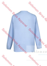 Load image into Gallery viewer, Laura Ladies Long Sleeve Hi-Lo Blouse - Solomon Brothers Apparel
