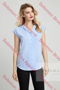 Laura Ladies Short Sleeve Blouse - Solomon Brothers Apparel