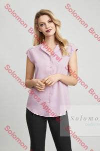 Laura Ladies Short Sleeve Blouse - Solomon Brothers Apparel