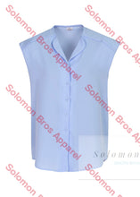 Load image into Gallery viewer, Laura Ladies Short Sleeve Blouse - Solomon Brothers Apparel
