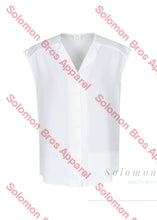 Load image into Gallery viewer, Laura Ladies Short Sleeve Blouse - Solomon Brothers Apparel
