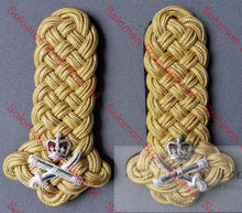 Load image into Gallery viewer, Lieutenant General Plaited Shoulder Board Insignia
