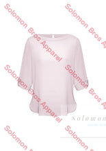 Load image into Gallery viewer, Megan Ladies Boatneck Long Sleeve Blouse - Solomon Brothers Apparel
